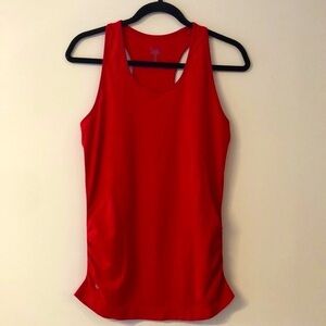 Athleta bright red workout top